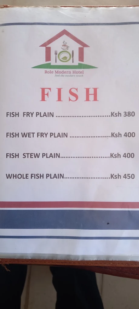 Menu Fish